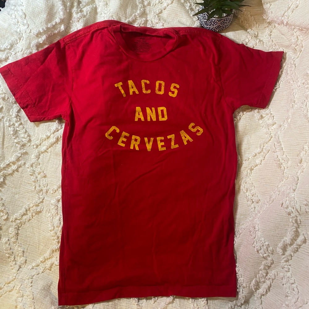 Tacos and Cervezas T-shirt  - X Small